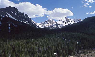 Colorado's Highway 14 mountains