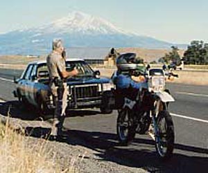 Getting a ticket on I-5